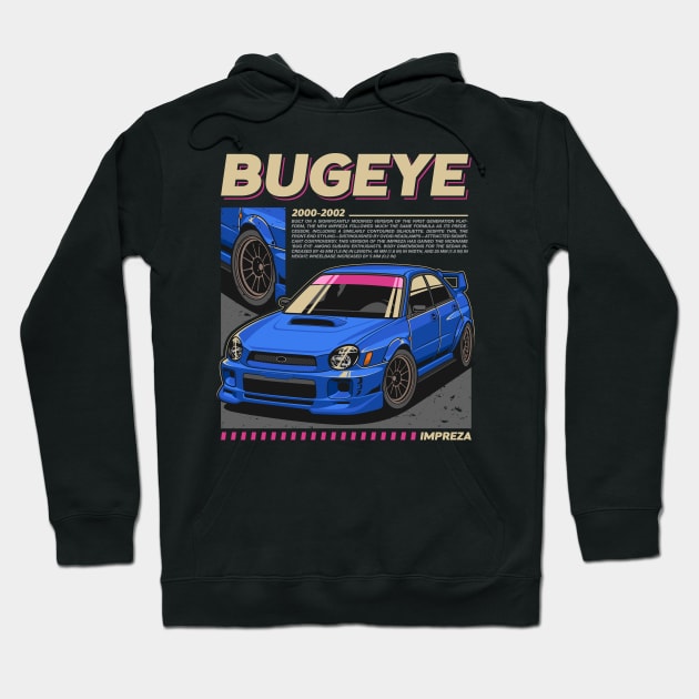 Subaru WRX Bugeye Hoodie by squealtires